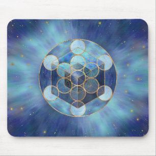 Metatron's Cube Sacred Geometry Mouse Mat