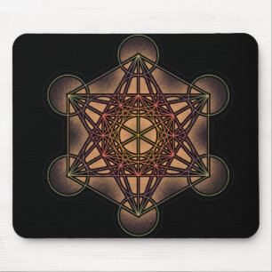 Metatron's Cube - Sacred Geometry Symbol Mouse Mat