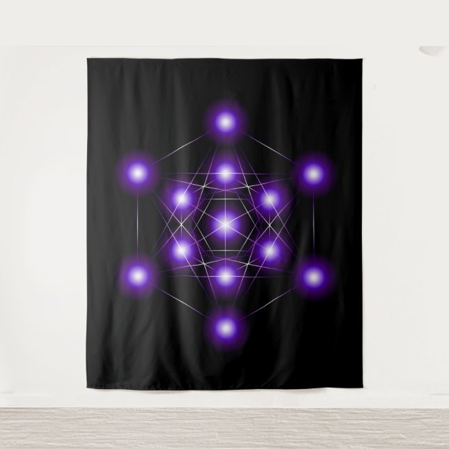 Metatron's Cube Series V3 Tapestry (Front)