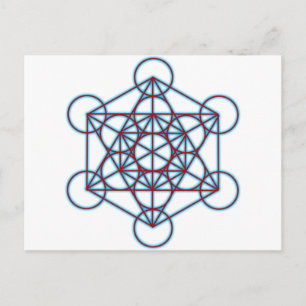 MetatronTGlow Postcard