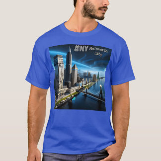 Metaverse City Newyork vintage T-Shirt