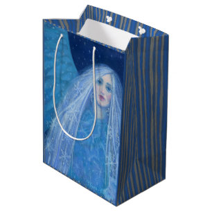 Metelitsa Snow Girl Snegurochka Christmas Angel Medium Gift Bag