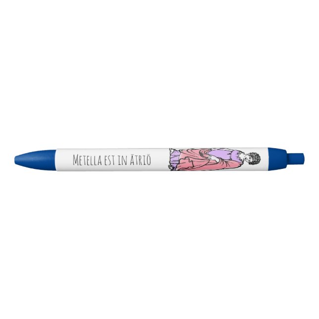 Metella Black Ink Pen (Front)