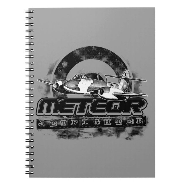 Meteor Notebook Spiral Photo Notebook (Front)