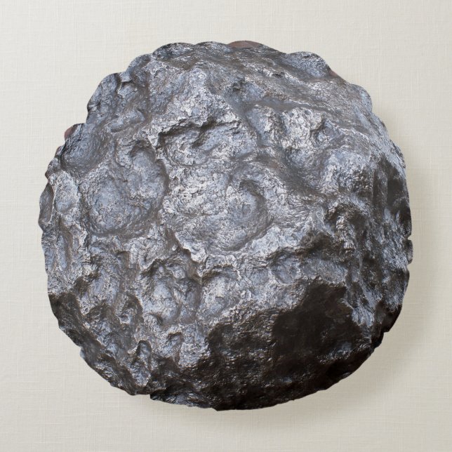 Meteor Round Throw Pillow (Front)
