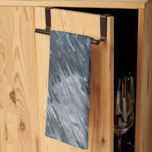 Meteor Shower Red Heart Kitchen Towel