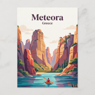 Meteora, Greece Postcard