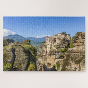 Meteora Monasteries Greece Jigsaw Puzzle – Scenic 
