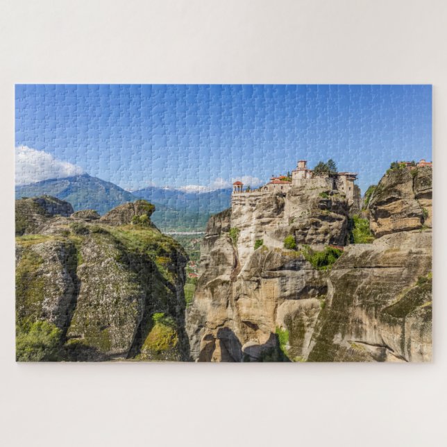 Meteora Monasteries Greece Jigsaw Puzzle – Scenic  (Horizontal)