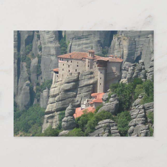 Meteora Monastery 1 Postcard (Front)