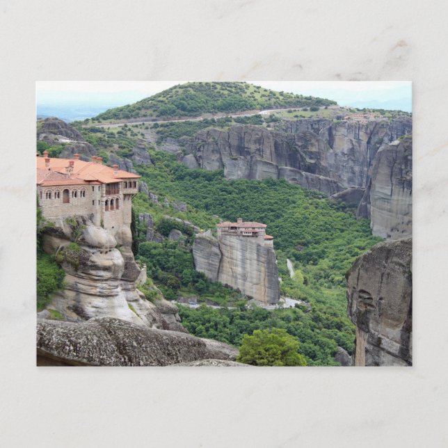 Meteora Monastery 2 Postcard (Front)