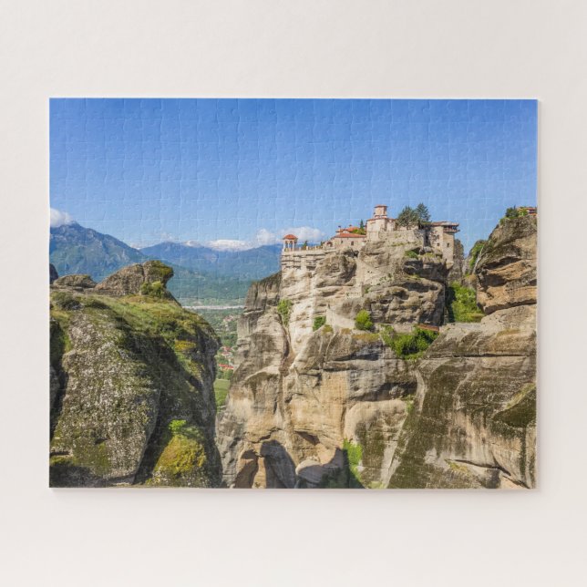 Meteora Monastery Greece Jigsaw Puzzle – Scenic  (Horizontal)