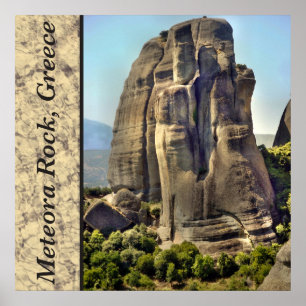 Meteora Rock, Greece Photo Poster