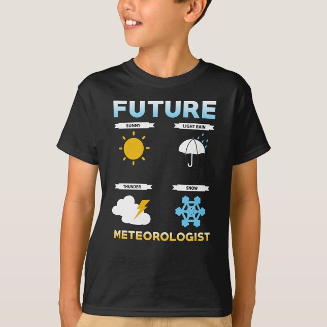 Meteorologist Education Gift T-Shirt (Front)