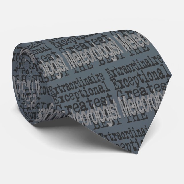 Meteorologist Extraordinaire Tie (Rolled)