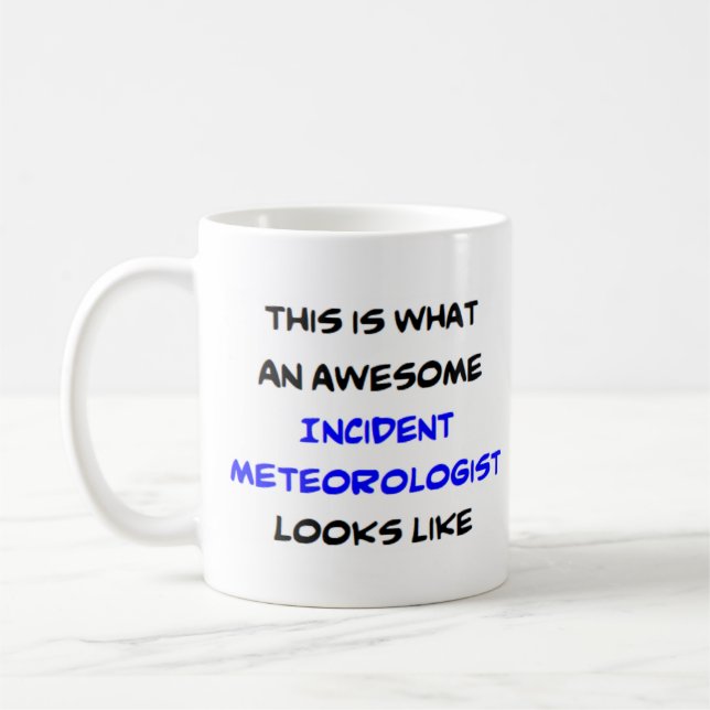 meteorologist incident, awesome coffee mug (Left)