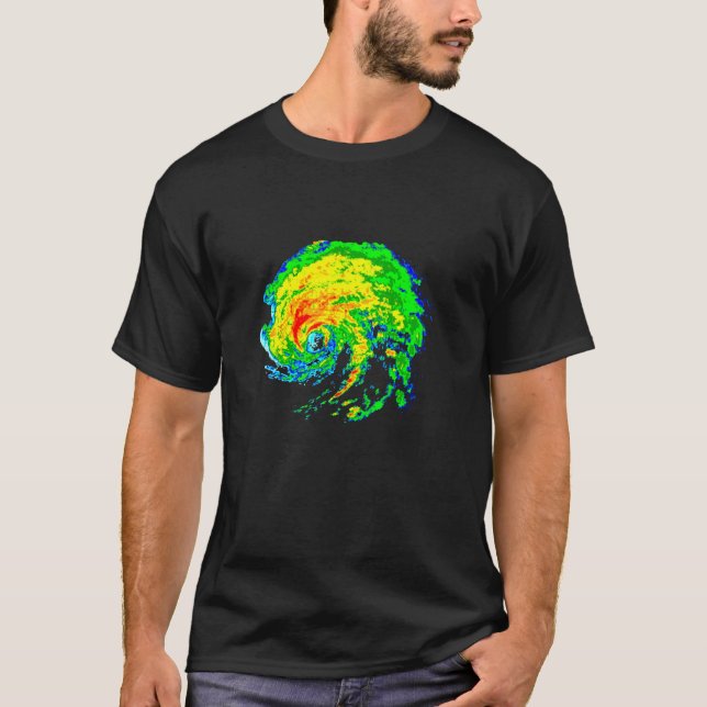 Meteorologist Storm Chasing Weather Radar Image T  T-Shirt (Front)