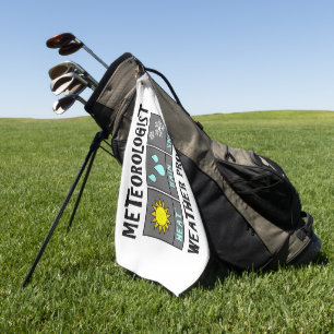 Meteorologist Weather Prophet Mug Golf Towel