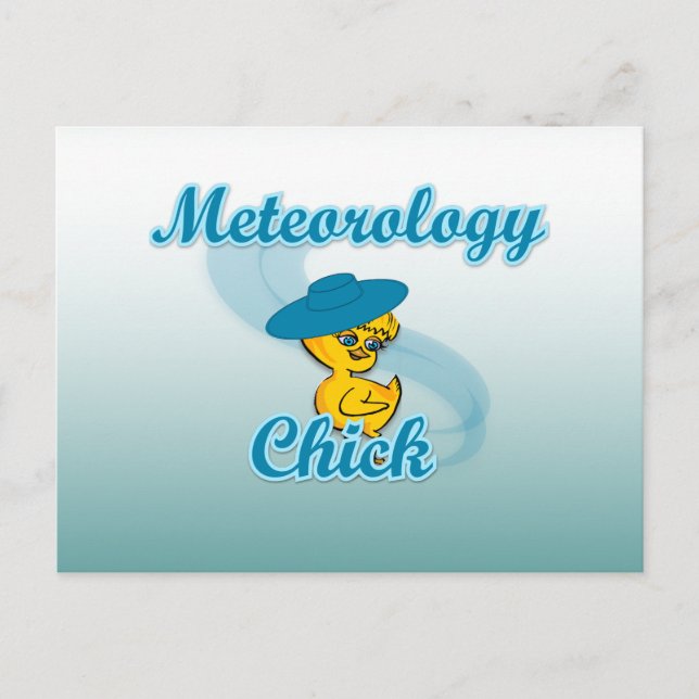 Meteorology Chick #3 Postcard (Front)