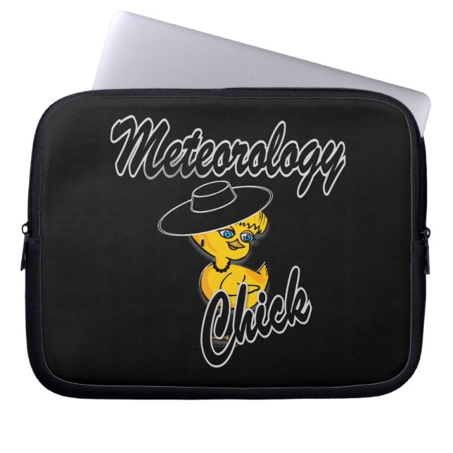 Meteorology Chick #4 Laptop Sleeve (Front)