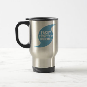 Meteorology Distracted by Hurricanes Travel Mug
