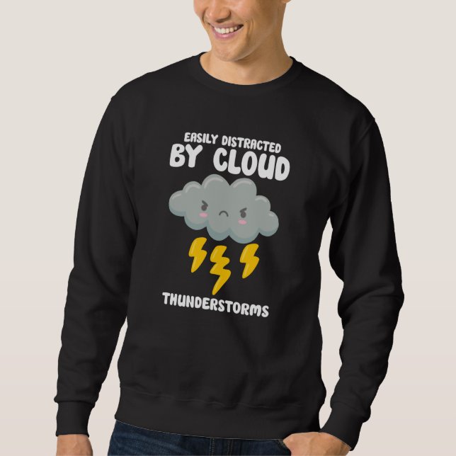 Meteorology Forecast Meteorologist Weather Sweatshirt (Front)