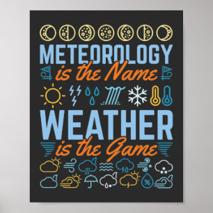 Meteorology Is the Name Weather Is the Game Poster