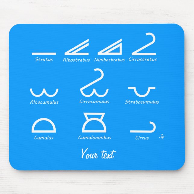 Meteorology Mouse Mat (Front)