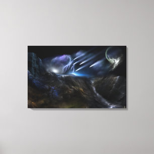 Meteors Canvas Print