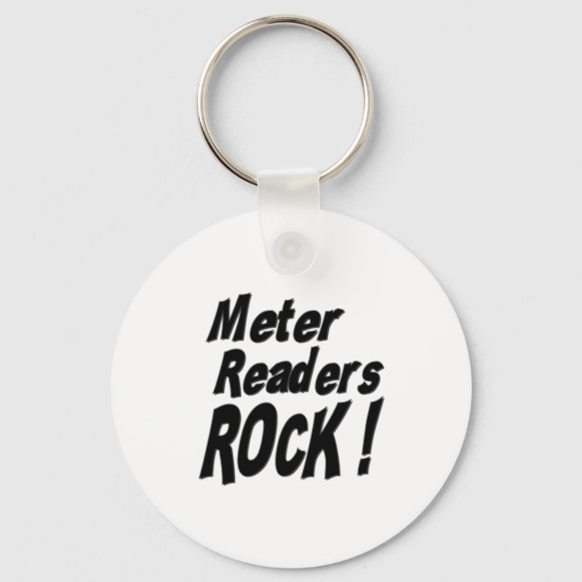 Meter Readers Rock! Keychain (Front)