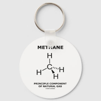 Methane Principle Component Of Natural Gas Key Ring