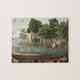 Method of Navigation in New Holland, engraved by F Jigsaw Puzzle