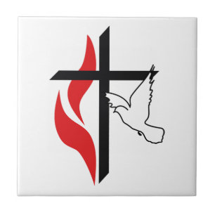 Methodist cross and Dove Tile