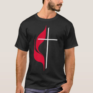 Methodist Flag Christian Methodists Protestant Te T-Shirt