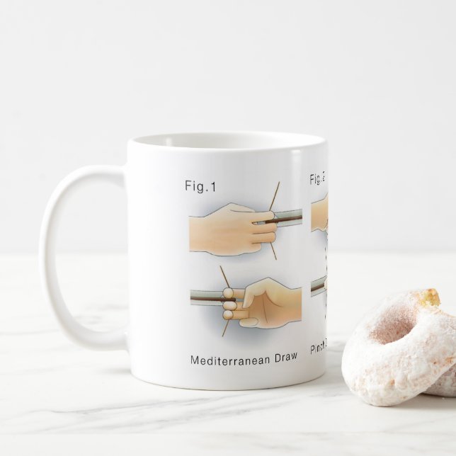 Methods Drawing Bows Kyudo Archery Yumi Bow Draw  Coffee Mug (With Donut)