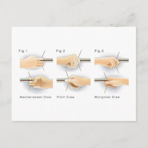 Methods Drawing Bows Kyudo Archery Yumi Bow Draw Postcard