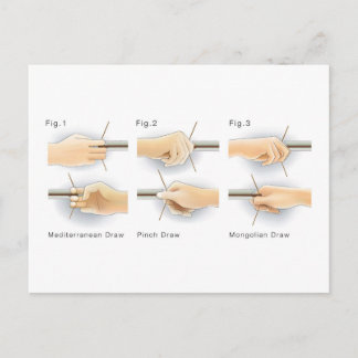 Methods Drawing Bows Kyudo Archery Yumi Bow Draw Postcard