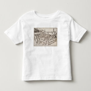 Methods of moving stone blocks, from 'Di Lucio Vit Toddler T-Shirt
