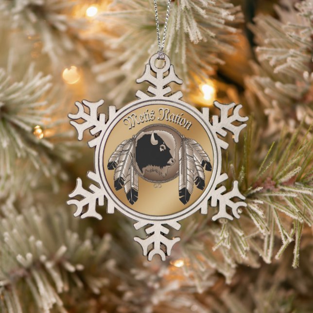 Metis Art Christmas Ornaments Custom Tribal Gifts (Tree)