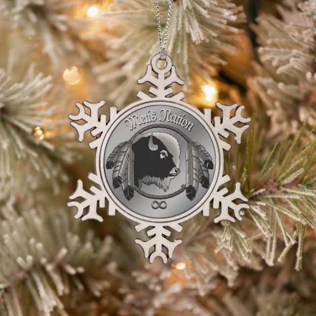 Metis Art Christmas Ornaments Custom Tribal Gifts (Tree)