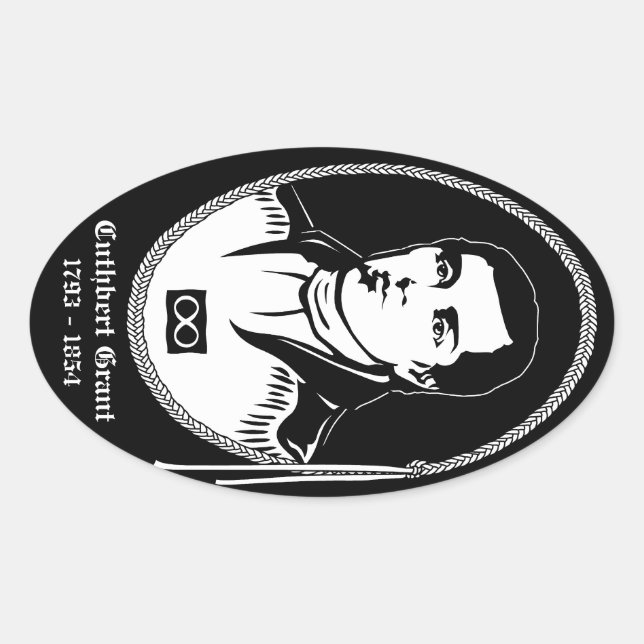 Metis Art Stickers First Nation Leader Sticker (Front)