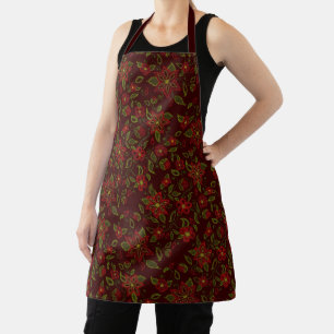 Metis Beading Apron Personalised Tribal Art Apron