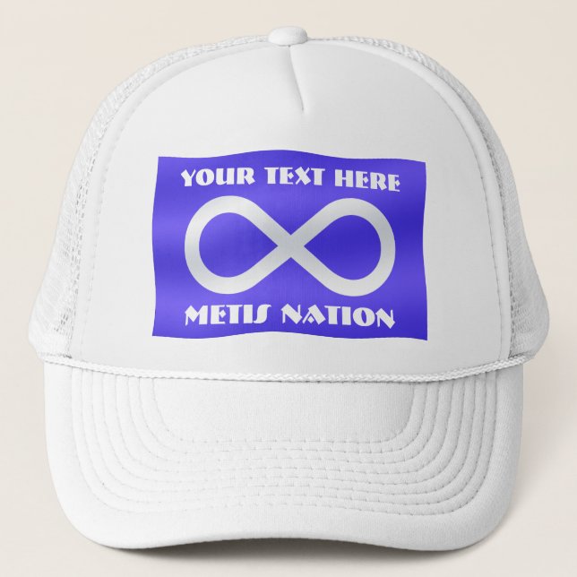 Metis Flag Cap Personalised Metis Hat Baseball Cap (Front)
