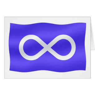 Metis Flag Card Native Art First Nations Card