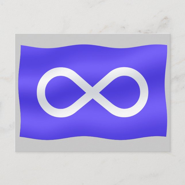 Metis Flag Cards First Nations Art Cards Metis (Front)