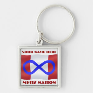 Metis Flag Keychain Personalised Metis Key Chain