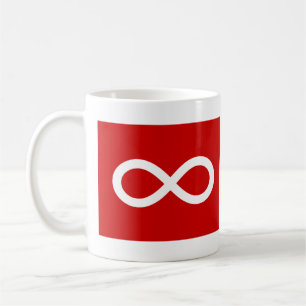 Metis Flag, Métis flag  Coffee Mug