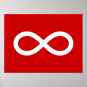 Metis Flag, Métis flag  Poster