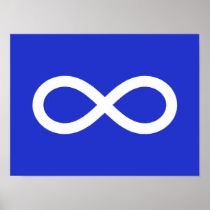 Metis Flag, Métis flag Poster