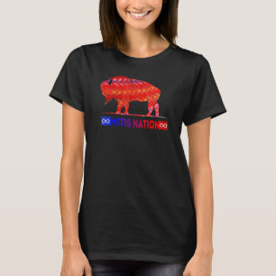 Metis Flag Metis Nation Buffalo Metis Sash  Tee